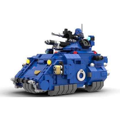 Grimdark Sci-Fi Space Knight Hover Tank Building Kit | LEGO-Compatible MOC - 1