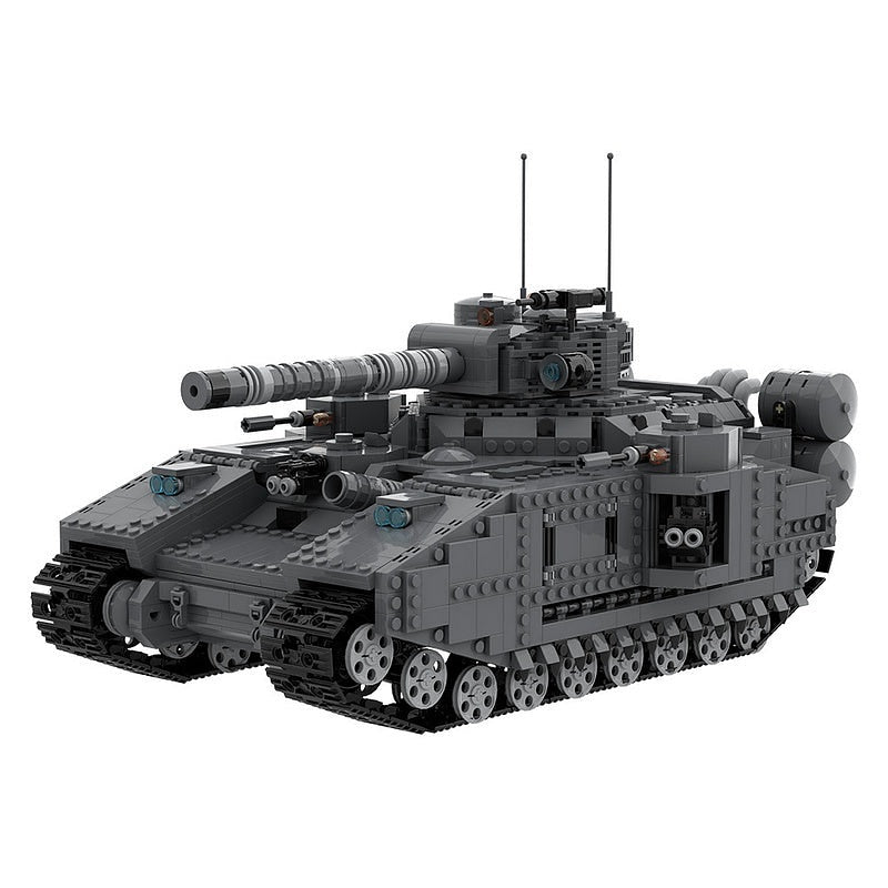 Grimdark Sci-Fi Super Heavy Tank MOC Building Kit - 1