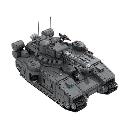 Grimdark Sci-Fi Super Heavy Tank MOC Building Kit - 5