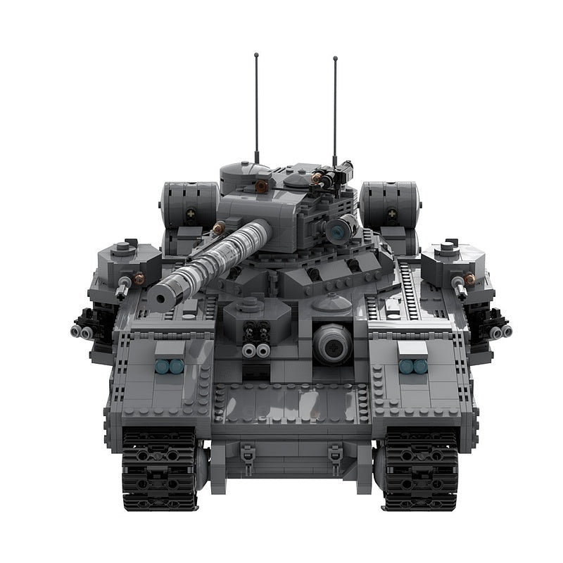 Grimdark Sci-Fi Super Heavy Tank MOC Building Kit - 6