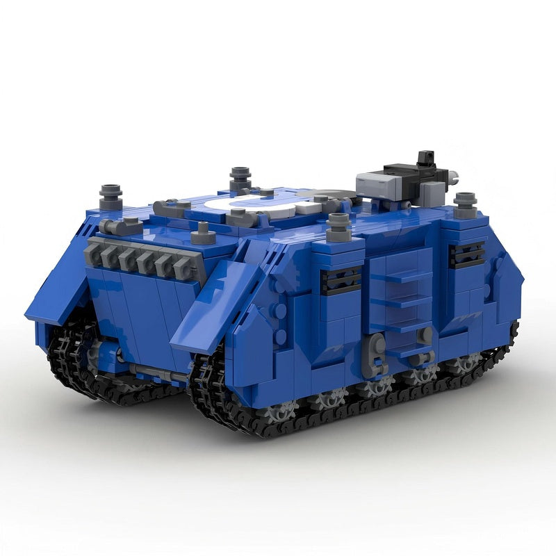 Grimdark Sci-Fi Tracked APC Building Kit | Compatible MOC - 1