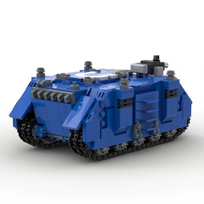 Grimdark Sci-Fi Tracked APC Building Kit | Compatible MOC - 1