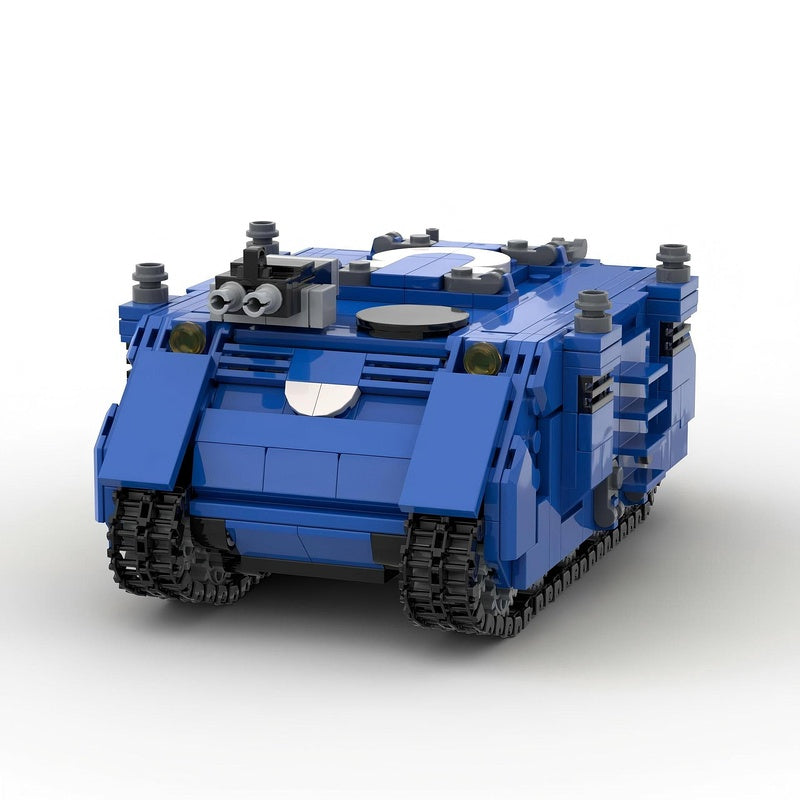 Grimdark Sci-Fi Tracked APC Building Kit | LEGO-Compatible MOC - 5