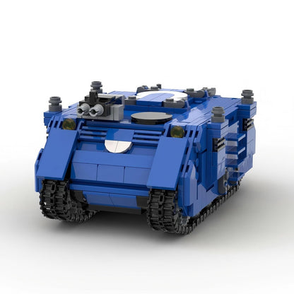 Grimdark Sci-Fi Tracked APC Building Kit | LEGO-Compatible MOC - 5