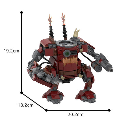 Grimdark Scrap Mech Walker Building Kit | Building Kits - 4