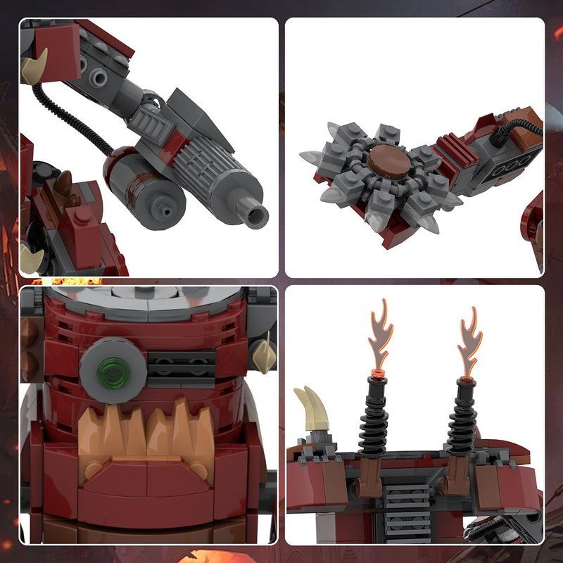 Grimdark Scrap Mech Walker Building Kit | Building Kits - 6
