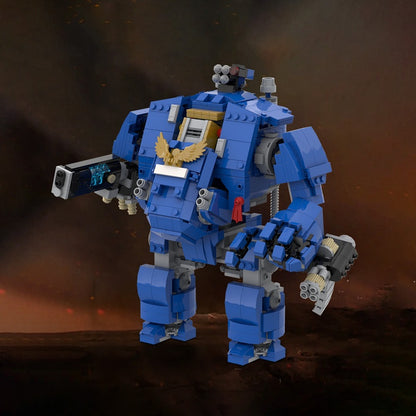 Grimdark Space Heavy Walker Mecha Building Kit | LEGO-Compatible MOC - 1