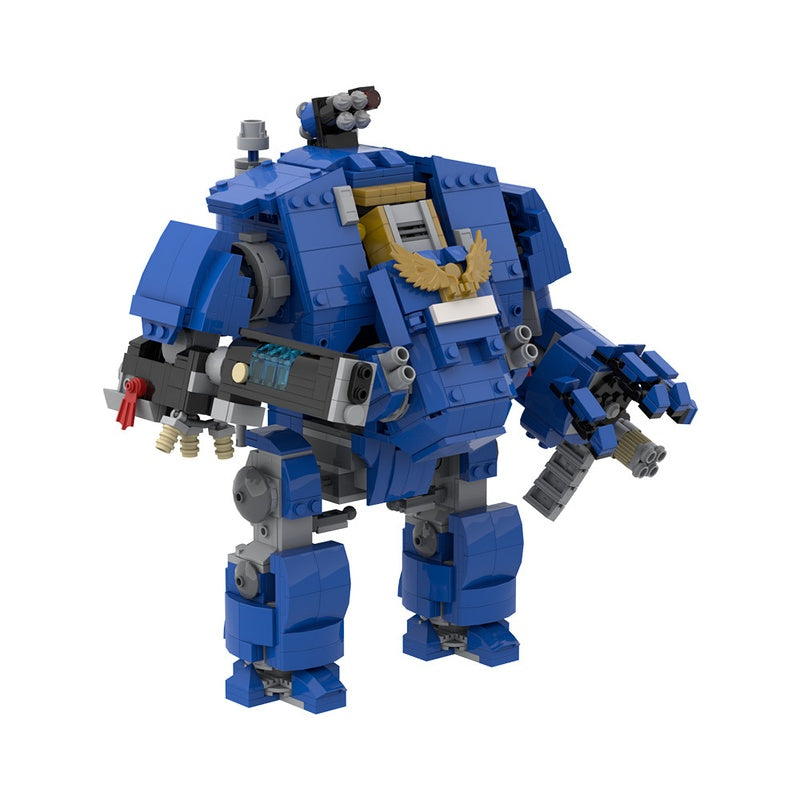 Grimdark Space Heavy Walker Mecha Building Kit | LEGO-Compatible MOC - 3