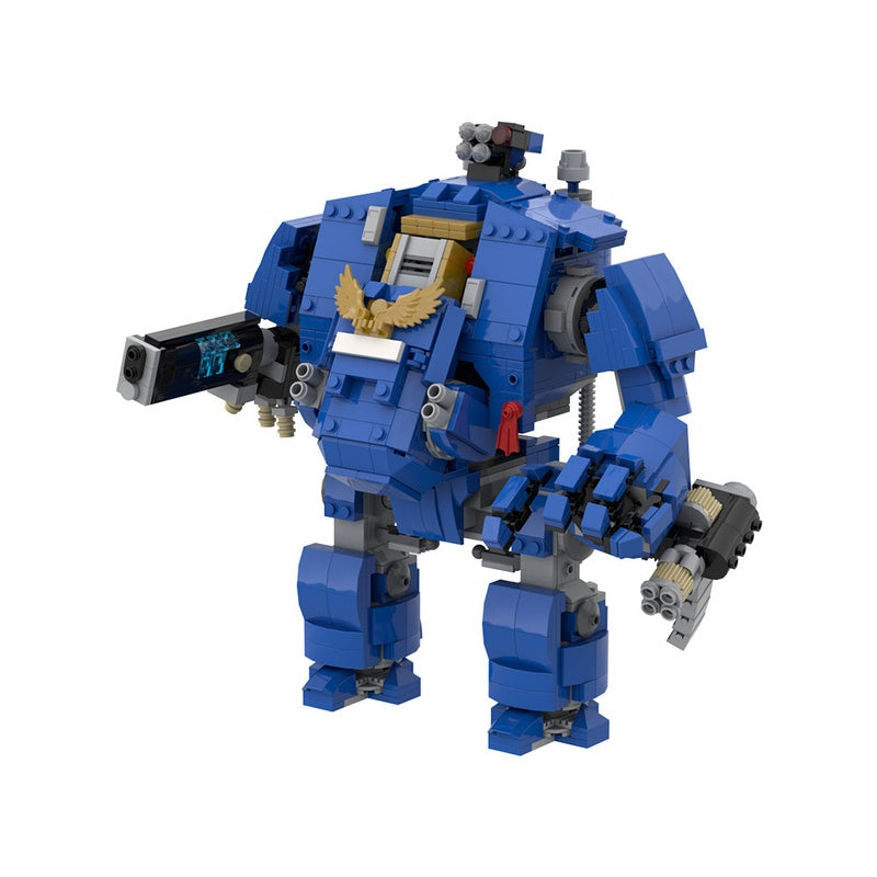 Grimdark Space Heavy Walker Mecha Building Kit | LEGO-Compatible MOC - 5