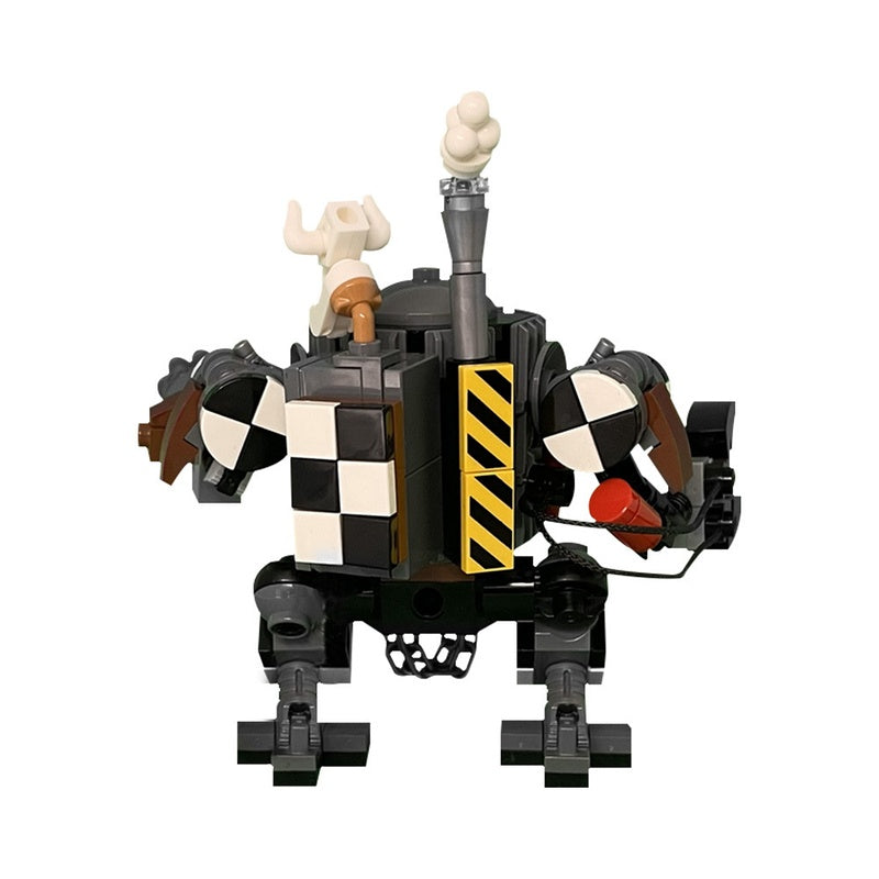 Grimdark Space Orc Mecha Combat Robot Building Kit | LEGO-Compatible MOC - 5