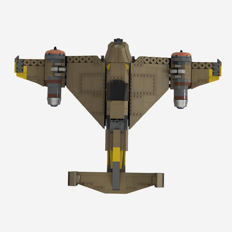 Grimdark Space Strike Fighter Starfighter MOC KitBuilding Kit | LEGO-Compatible MOC - 2