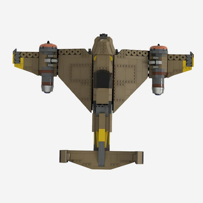 Grimdark Space Strike Fighter Starfighter MOC KitBuilding Kit | LEGO-Compatible MOC - 2