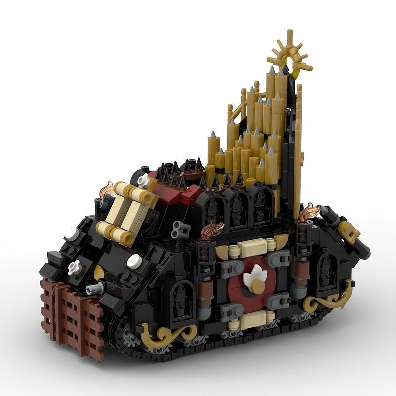 Grimdark Tank Artillery Missile Vehicle MOC Building Kit - 2