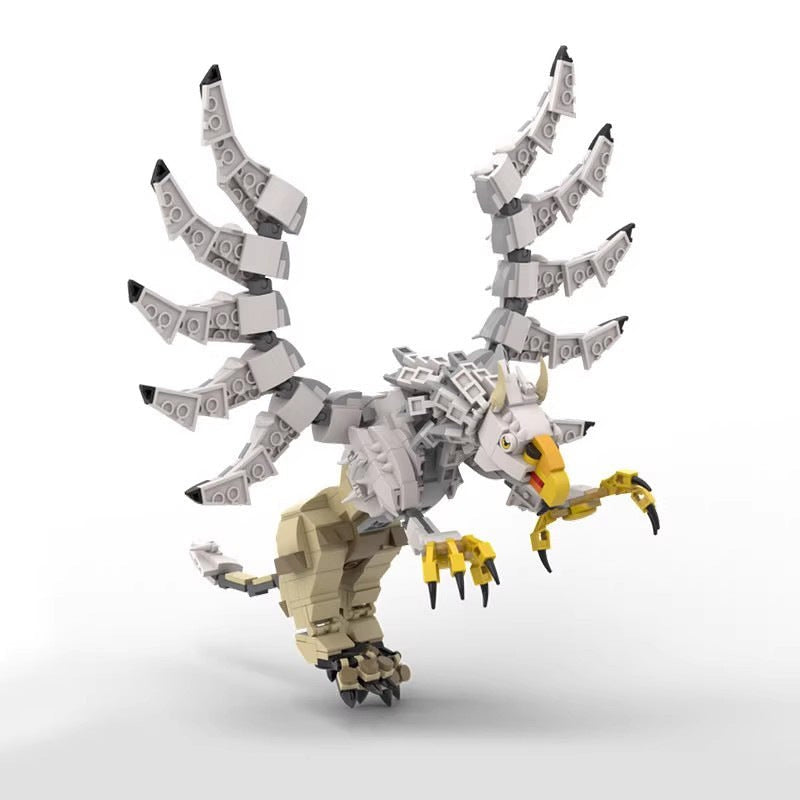 Gryphon MOC Building Kit | Fantasy Creature Display Model - 3
