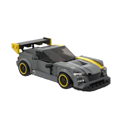 GT3 Style 8-Wide Racing Car Building Kit | LEGO-Compatible MOC - 2