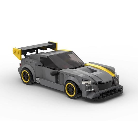 GT3 Style 8-Wide Racing Car MOC Building Kit | Track Vehicle Model - 1