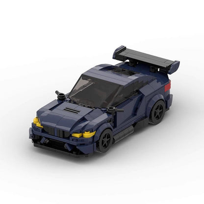 GTS Style Track Racing Sports Car Building Kit | LEGO-Compatible MOC - 1