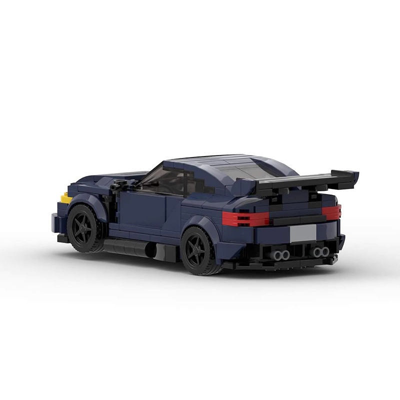 GTS Style Track Racing Sports Car Building Kit | LEGO-Compatible MOC - 4
