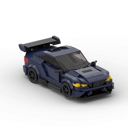 GTS Style Track Racing Sports Car MOC Building Kit | Vehicle Model - 3