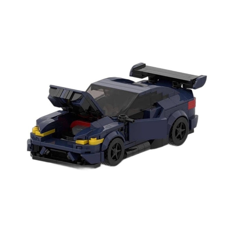 GTS Style Track Racing Sports Car MOC Building Kit | Vehicle Model - 5