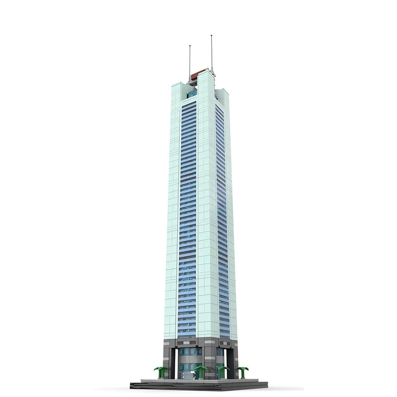 Guangzhou CITIC Plaza Building Kit | 1:800 LEGO-Compatible MOC - 2