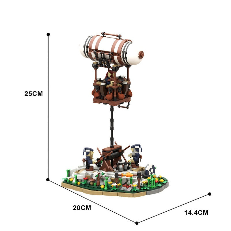 Guard Balloon At Dwarven Lookout MOC Building Kit - 4