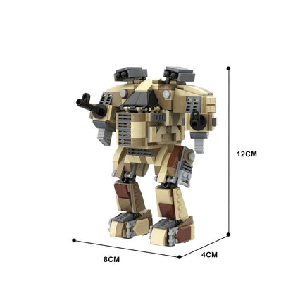 Guardian 5-DS Desert Mech Building Kit | LEGO-Compatible MOC - 3