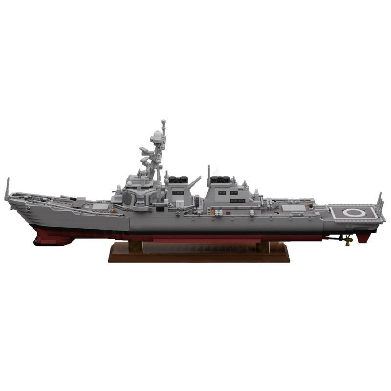 Guided Missile Destroyer MOC Building Kit | Modern Warship Model - 5