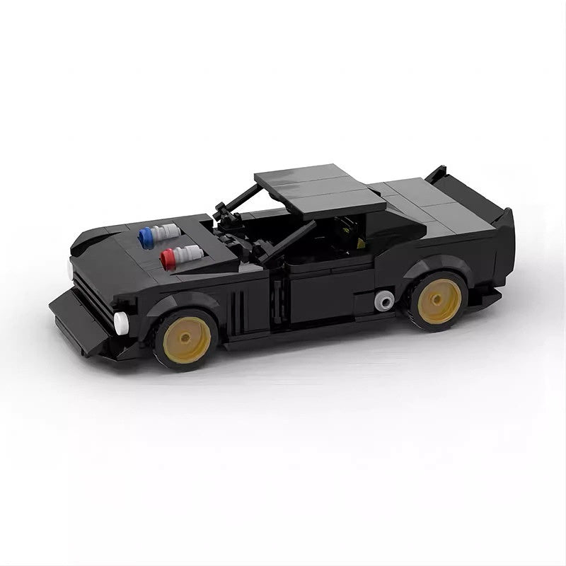 Gymkhana Drift Muscle Car Building Kit | Compatible MOC - 1