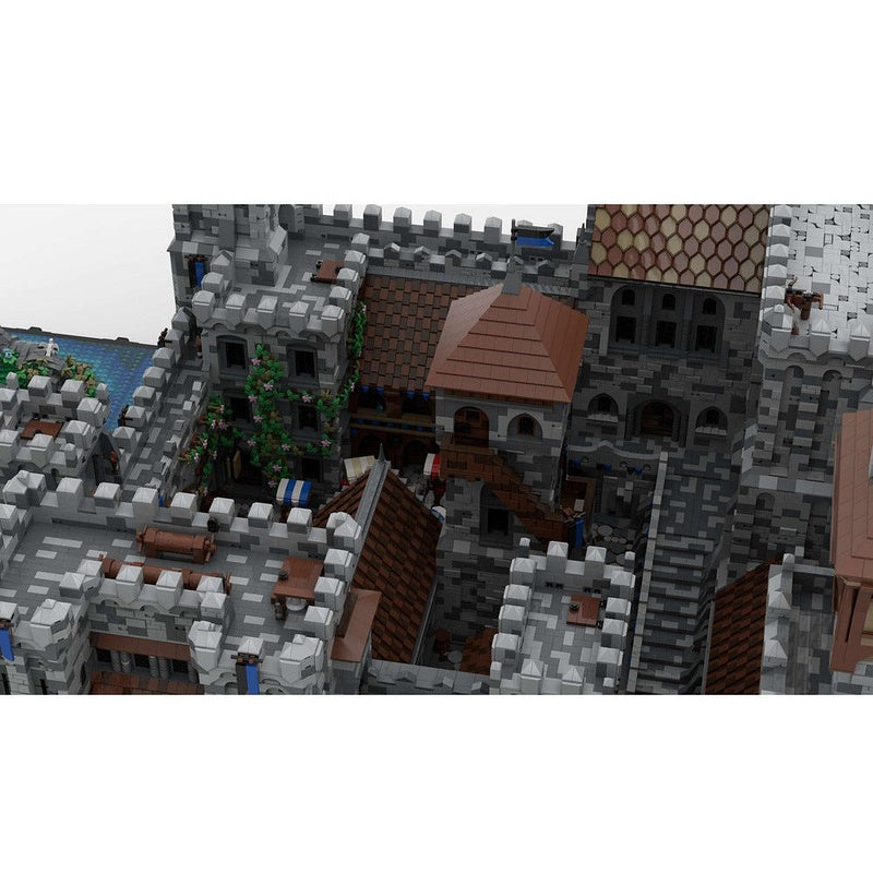 H08 Owl Tower MOC Modular Medieval Castle Building Kit - 3