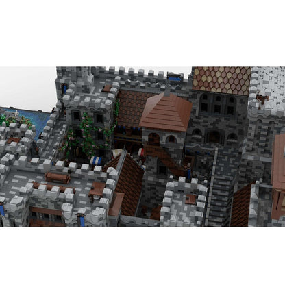 H08 Owl Tower MOC Modular Medieval Castle Building Kit - 3