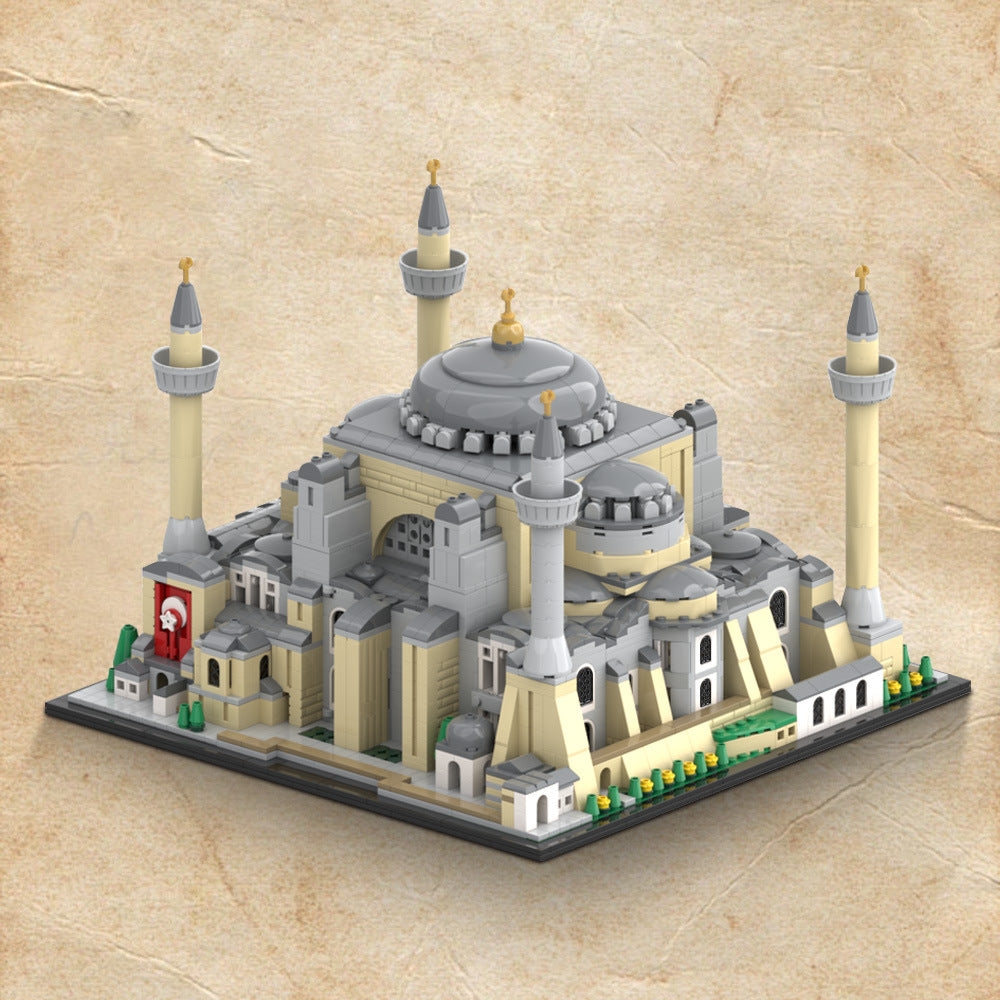 Hagia Sophia Grand Mosque Building Kit | LEGO-Compatible MOC - 4