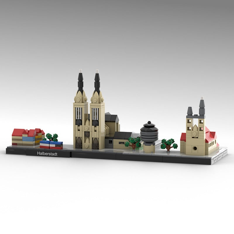 Halberstadt Germany Skyline MOC Architecture Building Kit - 2