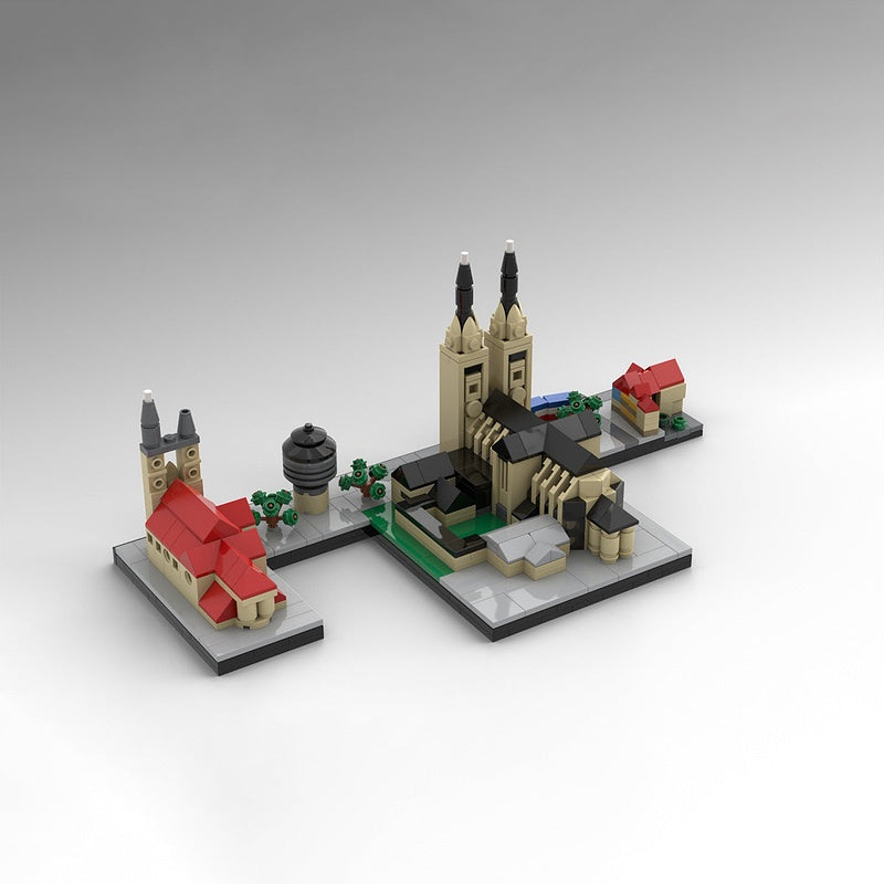 Halberstadt Germany Skyline MOC Architecture Building Kit - 3