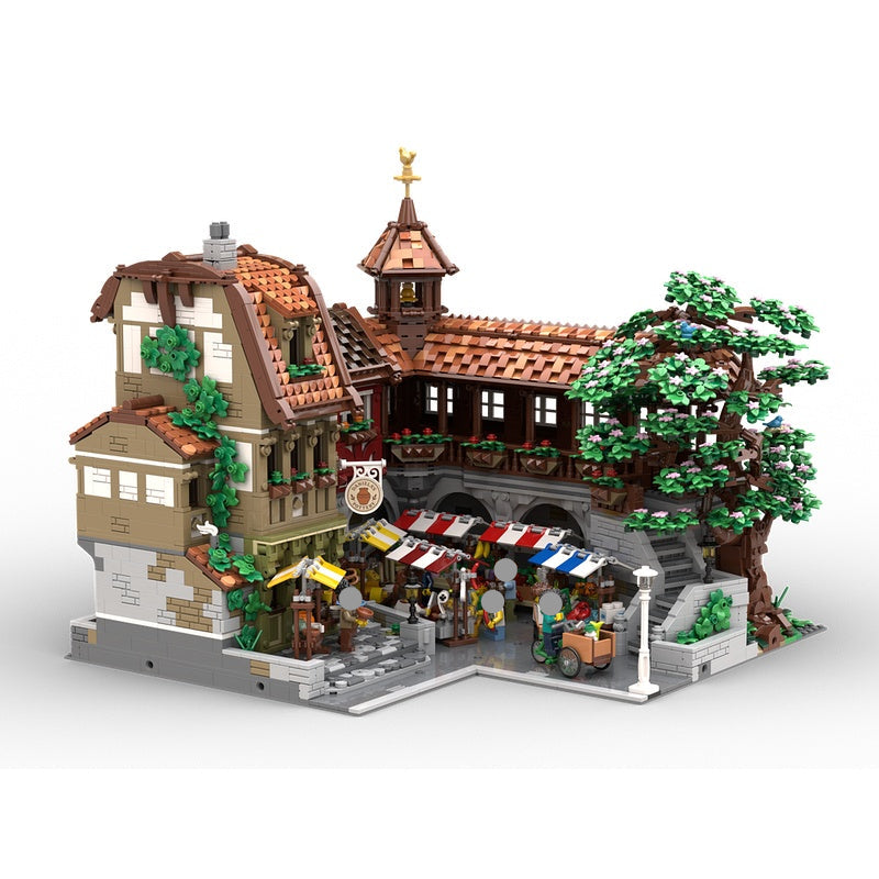 Half-Timbered Farmers Market MOC Building Kit - 1