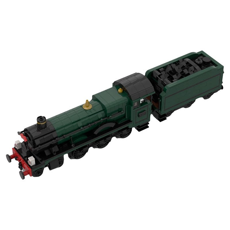 Hall Class Kinlet Hall 8-Wide Steam Locomotive MOC Building Kit - 2