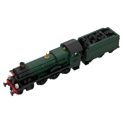 Hall Class Kinlet Hall 8-Wide Steam Locomotive MOC Building Kit - 2