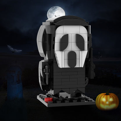 Halloween Screaming Mask Cube Character MOC Building Kit - 2