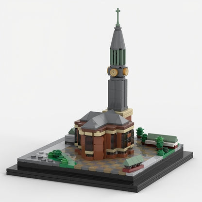 Hamburg St Michaels Church Michel Baroque Building Kit | LEGO-Compatible MOC - 3