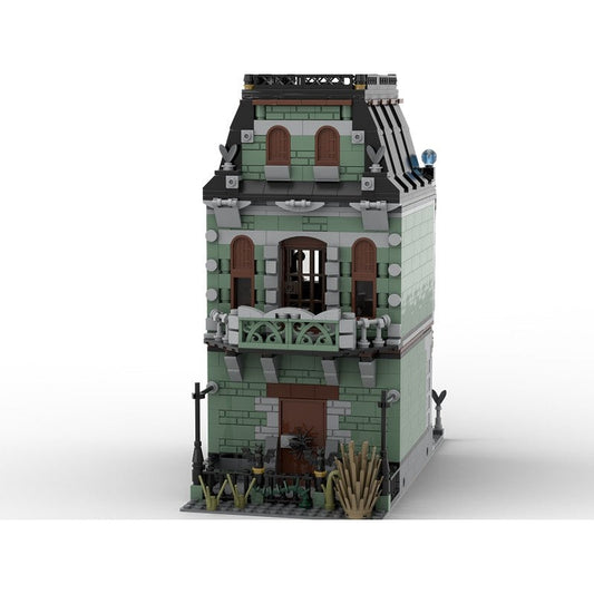 Haunted House MOC Building Kit | Spooky Architecture Display Model - 1