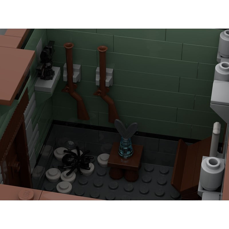 Haunted House MOC Building Kit | Spooky Architecture Display Model - 3