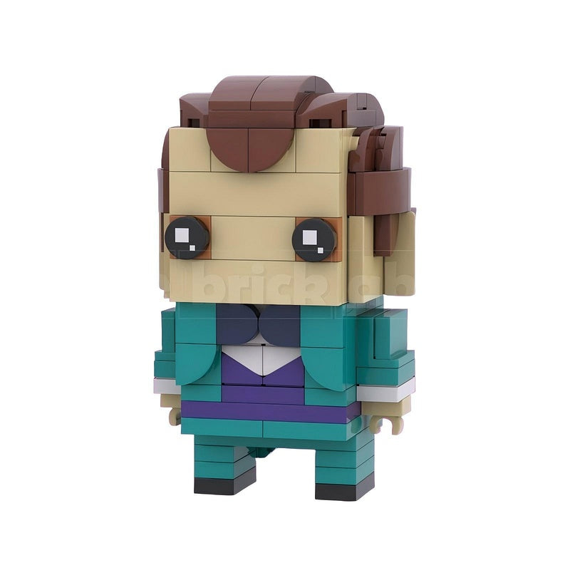 Haunted Manor Ghost Character BrickHeadz Building Kit | LEGO-Compatible MOC - 16