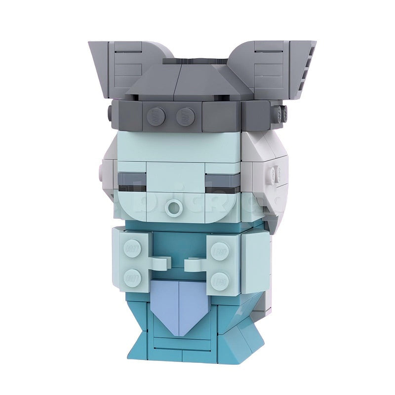 Haunted Manor Ghost Character BrickHeadz Building Kit | LEGO-Compatible MOC - 21