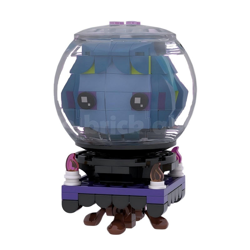 Haunted Manor Ghost Character BrickHeadz Building Kit | LEGO-Compatible MOC - 24