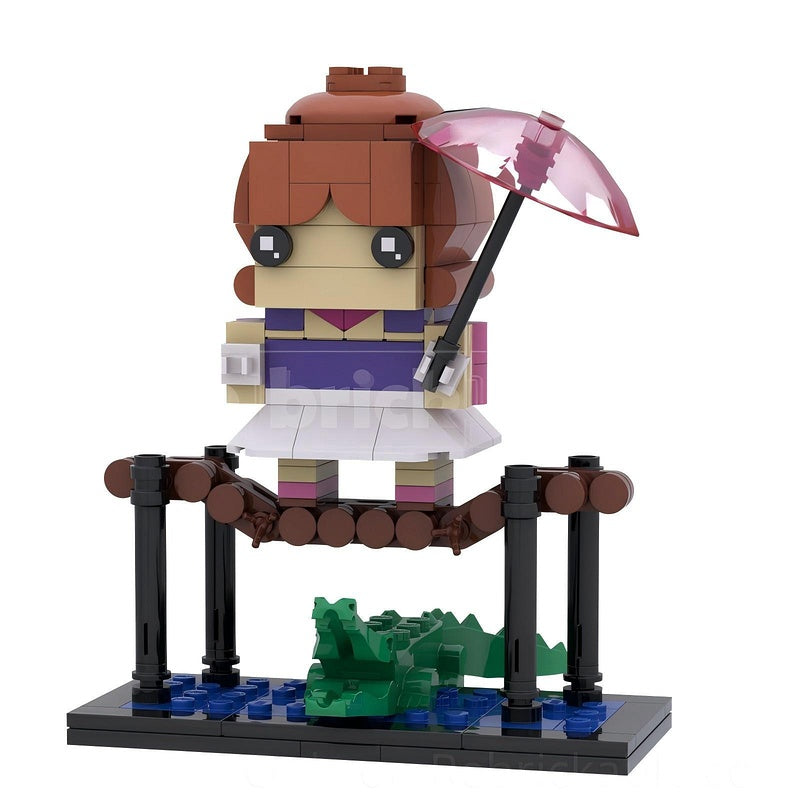 Haunted Manor Ghost Character BrickHeadz Building Kit | LEGO-Compatible MOC - 27