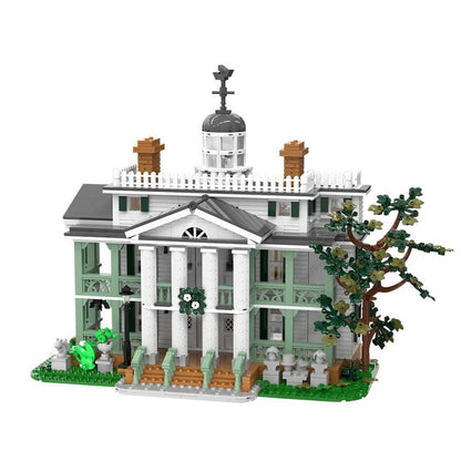Haunted Mansion MOC Building Kit | Ghost Manor Horror Diorama - 5