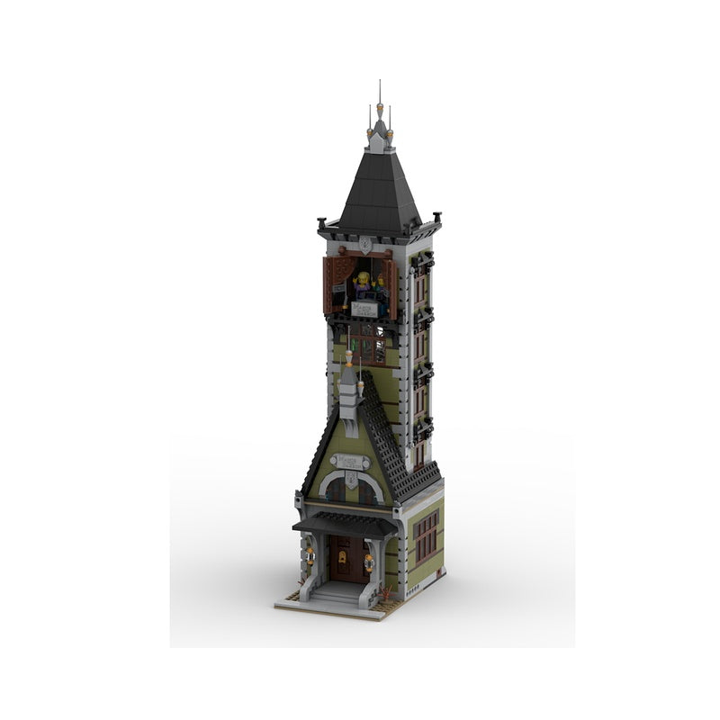 Haunted Modular Tower MOC Dark Fantasy Architecture Building Kit - 1