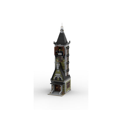 Haunted Modular Tower MOC Dark Fantasy Architecture Building Kit - 2