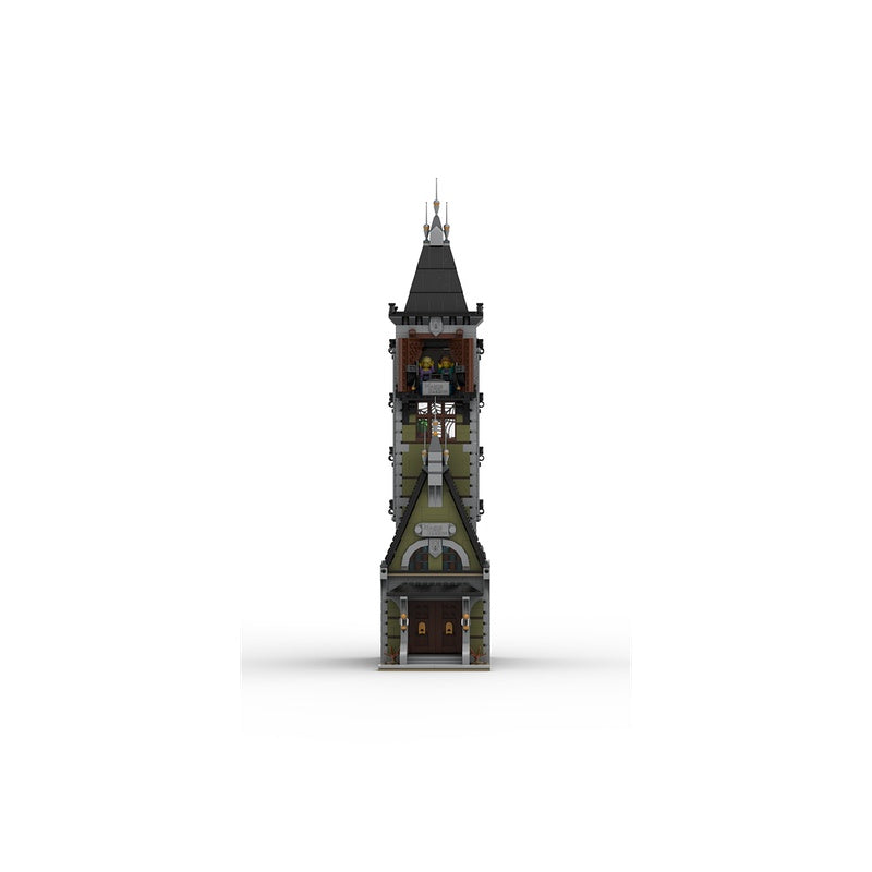 Haunted Modular Tower MOC Dark Fantasy Architecture Building Kit - 3