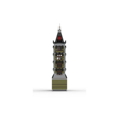 Haunted Modular Tower MOC Dark Fantasy Architecture Building Kit - 5